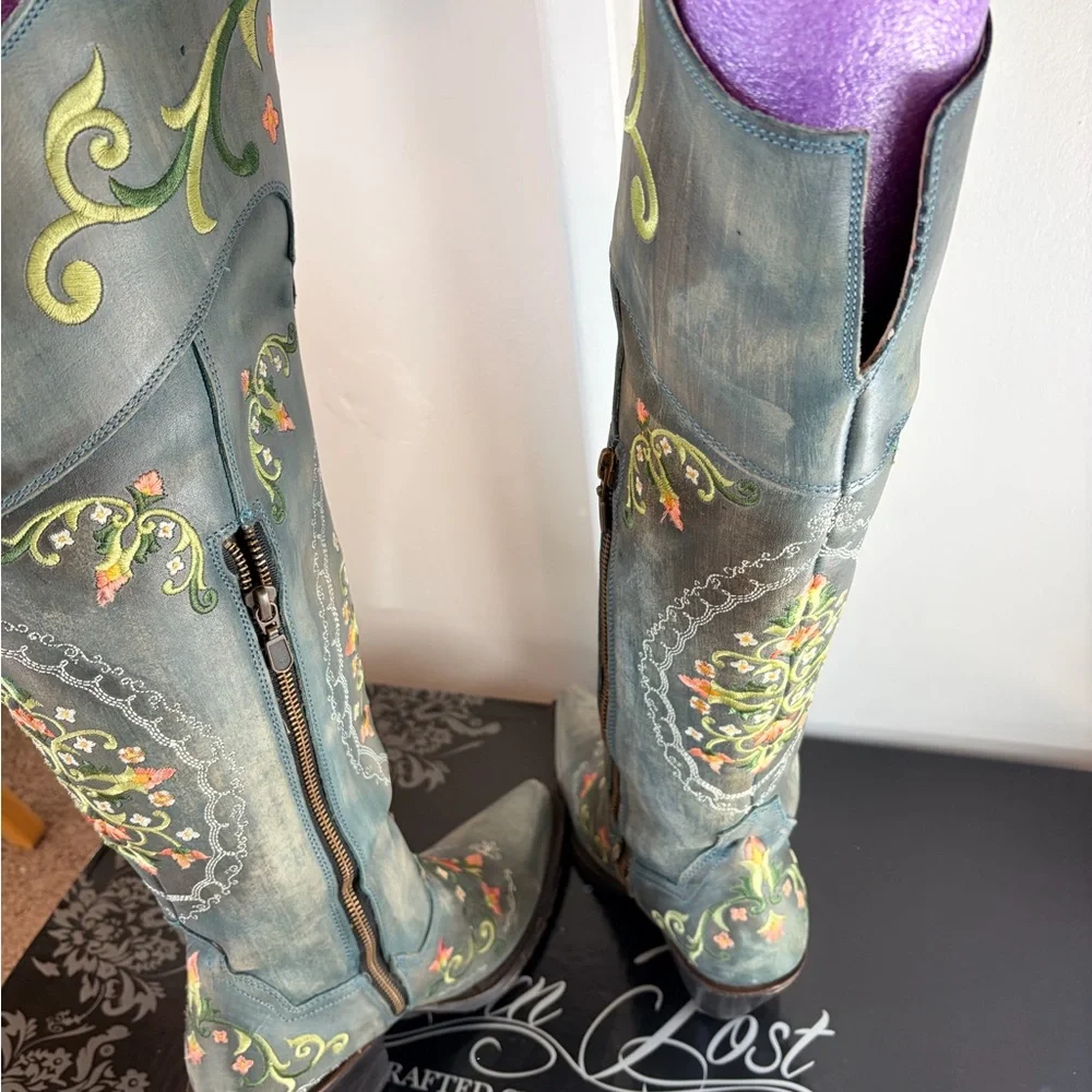 Dan Post Over the Knee Boots - Picture 6 of 9